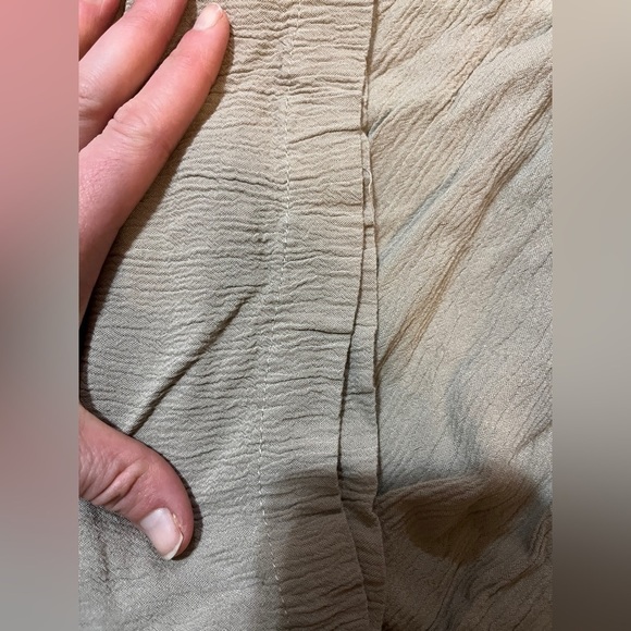 Nasty Gal Wide Leg Crinkle Viscose Pant - Picture 5 of 6